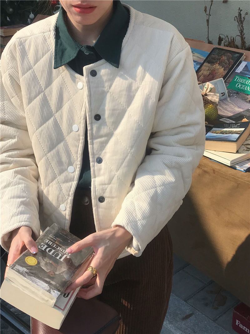 アウター キルティング ジャケット エレガント 春秋 韓国