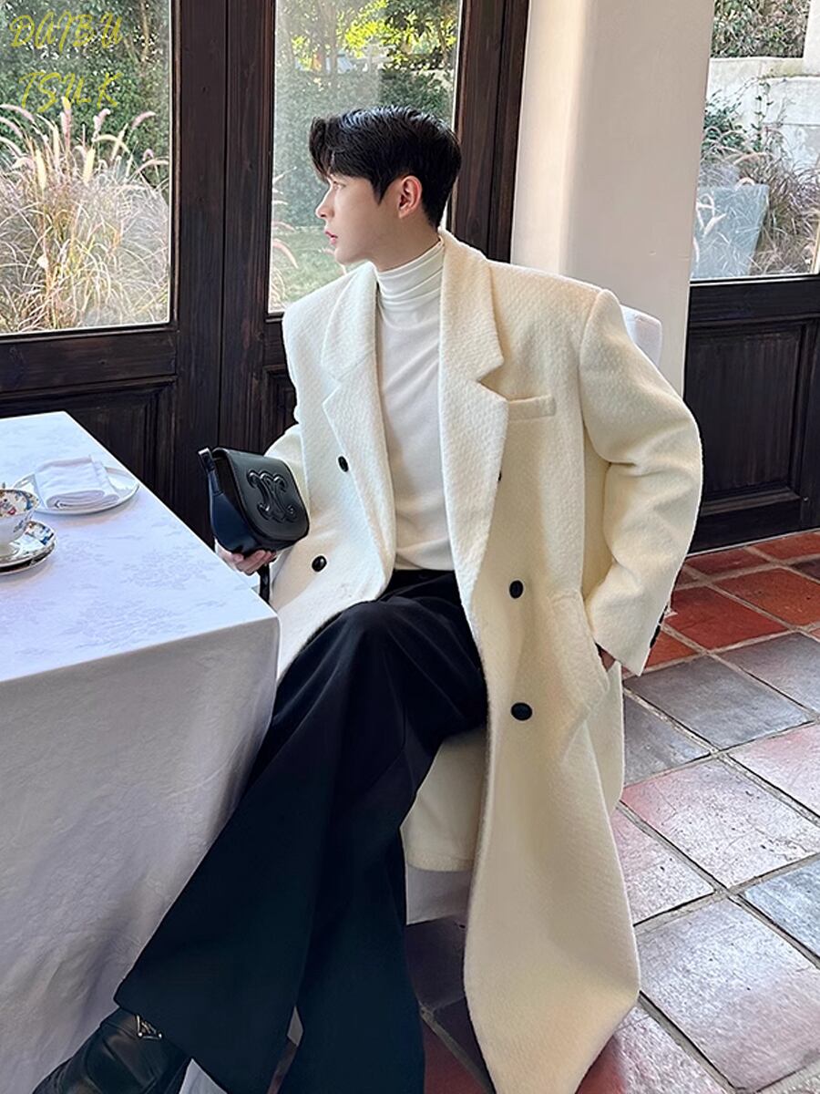 コート テーラード 無地 韓国人気スタイル ロング