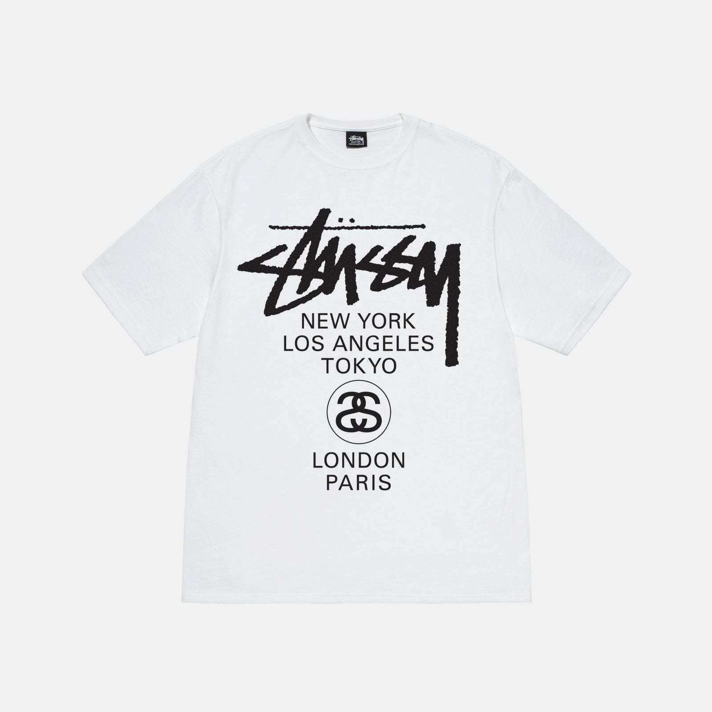 ステューシー メンズ レディース Tシャツ 半袖 トップス コットン