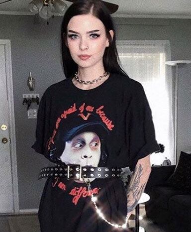 NYCXPARYS(エヌワイシーバイパリ)シザーハンズ tシャツ ブラック