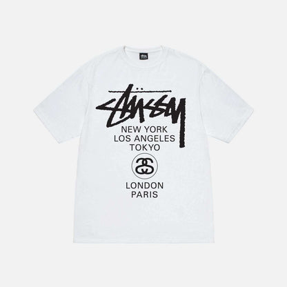 ステューシー メンズ レディース Tシャツ 半袖 トップス コットン