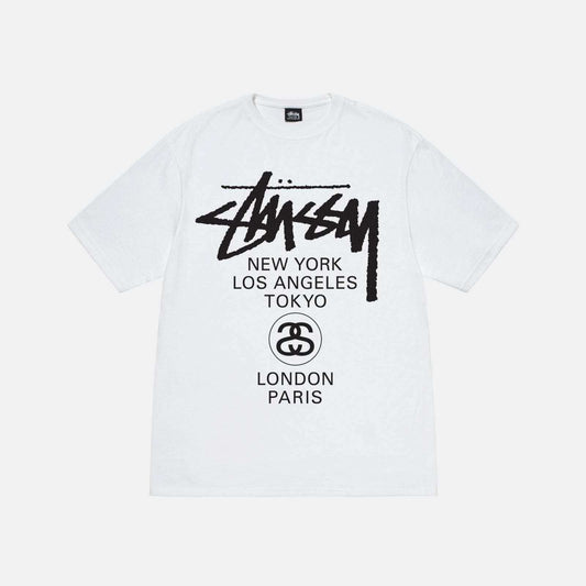 ステューシー メンズ レディース Tシャツ 半袖 トップス コットン