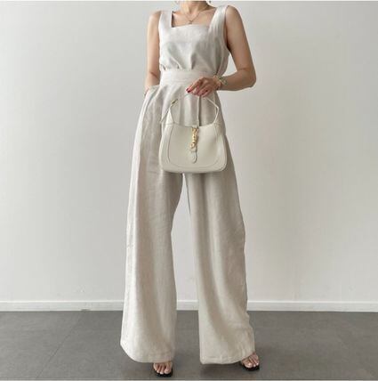 セットアップ キャミソール ワイドパンツ ロング 韓国 お洒落