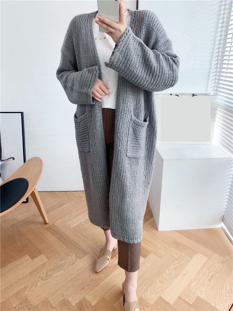 オシャレ　ニット　大人　リュクス　長袖　カーディガン　３色
