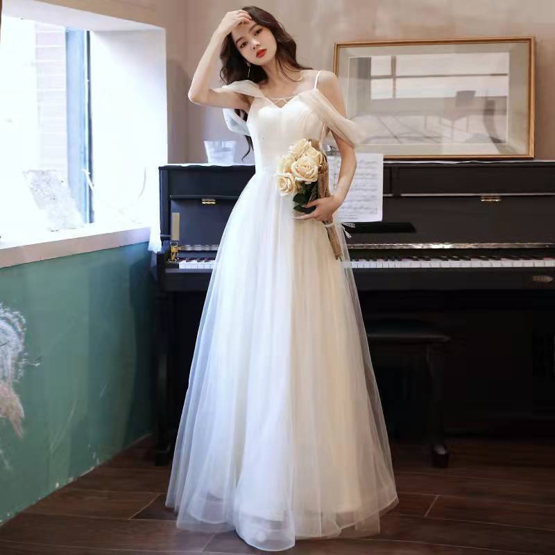 パーティードレス 結婚式 エレガント ブラック ロング 韓国